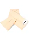Jil Sander Padded Down Scarf In Rosa