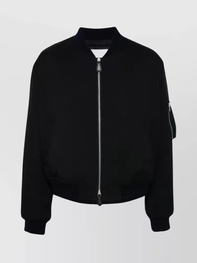 JIL SANDER PADDED DROP SHOULDER BASEBALL COLLAR JACKETS