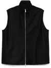 Jil Sander Men Knit-sleeves Wool Jacket In 黑色