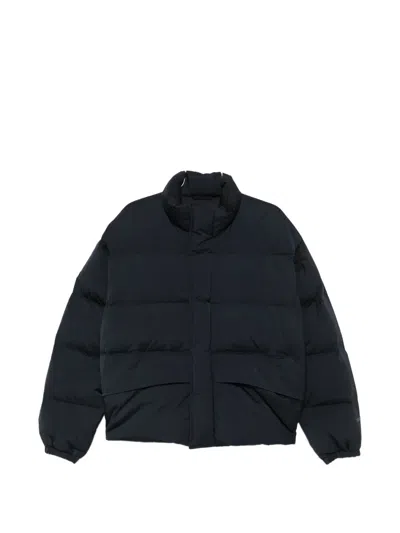 Jil Sander Padded High-neck Jacket In Blue