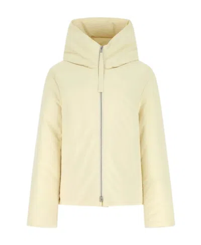 JIL SANDER JIL SANDER CROPPED ZIPPED DOWN JACKET
