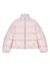 Jil Sander Long-sleeved Down Jacket In Pink