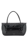 JIL SANDER PADDED LEATHER SHOULDER BAG