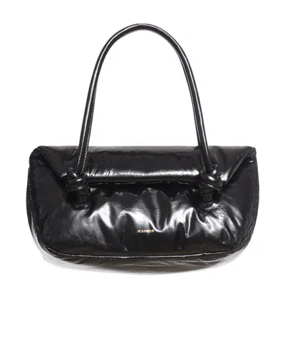 JIL SANDER JIL SANDER LOGO PRINTED SHOULDER BAG