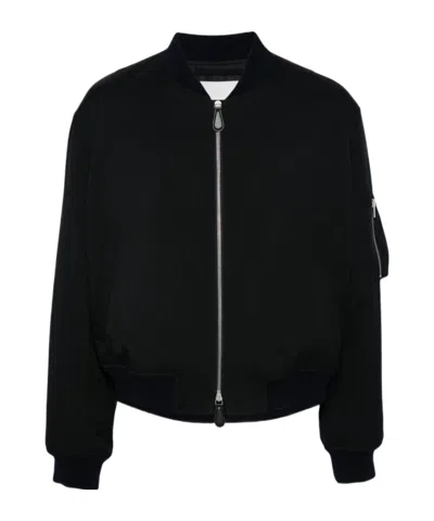 JIL SANDER JIL SANDER PATCH-POCKET BOMBER JACKET