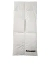 Jil Sander Padded Scarf With Design And Quilted Texture In White
