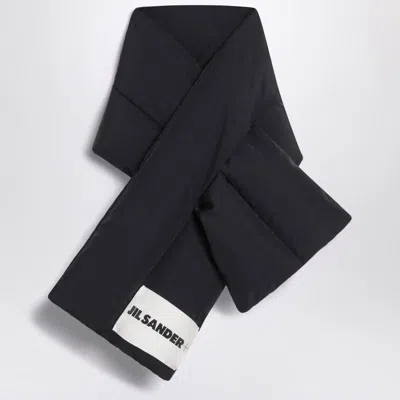 JIL SANDER JIL SANDER PADDED SCARF WITH LOGO