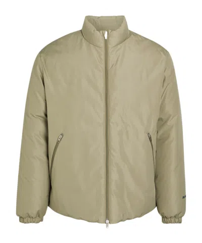 Jil Sander Padded Shell Jacket In Nude