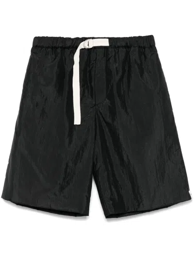 Jil Sander Padded Shorts In Black