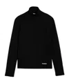 Jil Sander Padded Sweatshirt In Black