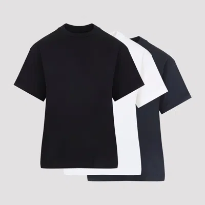 Jil Sander Paintck Cotton T-shirt In Multi