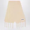 Jil Sander Pale Pink Mohair Blend Scarf Women