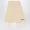 Jil Sander Pale Pink Mohair Blend Scarf Women