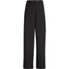 JIL SANDER JIL SANDER PANELED VIRGIN WOOL STRAIGHT LEG TROUSERS