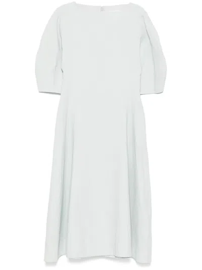 Jil Sander Panelled Dress In Blau