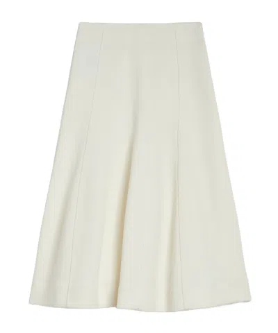 JIL SANDER JIL SANDER HIGH WAIST FLARED MIDI SKIRT