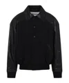 Jil Sander Men's 93 Blouson With Leather In Black