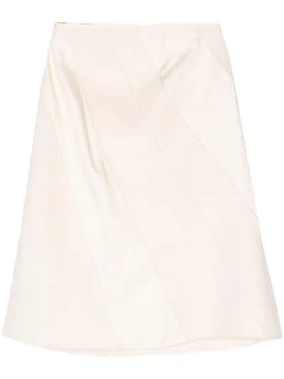 JIL SANDER PANELLED MIDI SKIRT