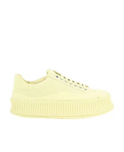 JIL SANDER JIL SANDER PANELLED ROUND-TOE SNEAKERS