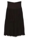 Jil Sander Midirock Aus Georgette