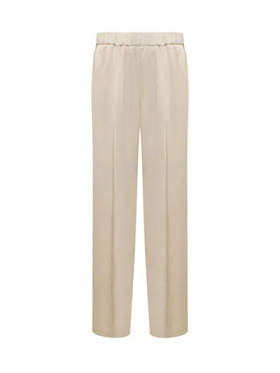 Jil Sander Trousers In Beige