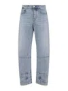 Jil Sander Structured Jeans In Blue