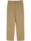 Jil Sander Pantalon Logo Bolsillo Marron In Neutral