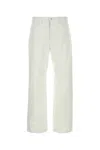 Jil Sander Wide-leg Denim Trousers With Waist Belt Loops In 102