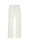 Jil Sander Wide-leg Denim Trousers With Waist Belt Loops