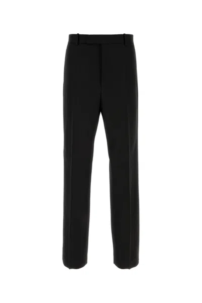 JIL SANDER BLACK GABARDINE PANT