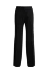 Jil Sander High Waist Wide-leg Trousers In 001