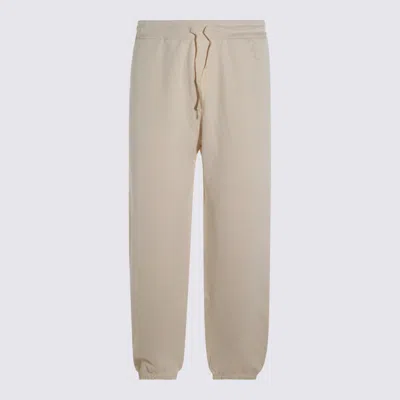 JIL SANDER JIL SANDER CREAM COTTON PANTS