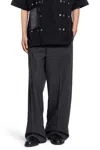 Jil Sander Pantaloni In Flanella Di Lana In Gray