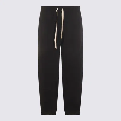 JIL SANDER JIL SANDER BLACK COTTON PANTS