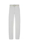 Jil Sander White Denim Jeans In 102