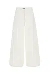 Jil Sander Ivory Denim Jeans In 102