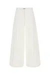 Jil Sander Ivory Denim Jeans