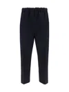 Jil Sander Wool Trousers Elastic Waistband In 402