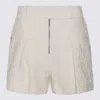 Jil Sander Textured-finish Shorts In Beige