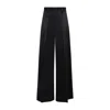 Jil Sander Black Viscose Pants In Black