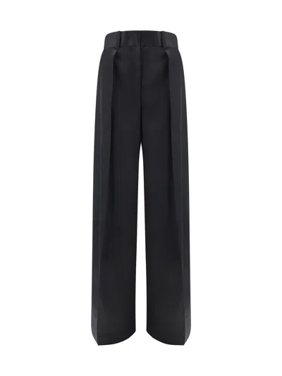 Jil Sander Black Pleated Trousers