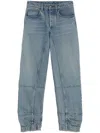 Jil Sander Structured Jeans In Blue