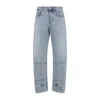 Jil Sander Structured Jeans In Blue