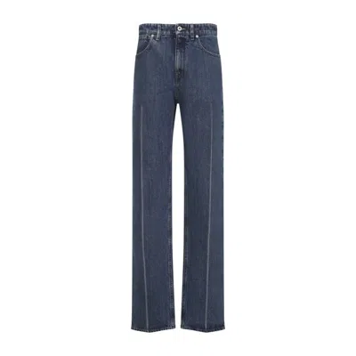 Jil Sander Trouser 114 Treated In Blue