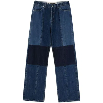 Jil Sander Wide-leg Jeans In Blue