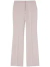 Jil Sander Pressed-crease Tailored Trousers In Pink & Purple