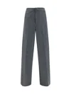 Jil Sander Press Crease Tailored Trousers In Grey