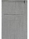 Jil Sander Tailored Check Trousers With Belt Clothing In Grey Scale