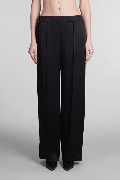 Jil Sander Pants In Black Acetate In Schwarz
