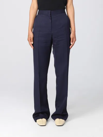 Jil Sander Pants  Woman Color Blue